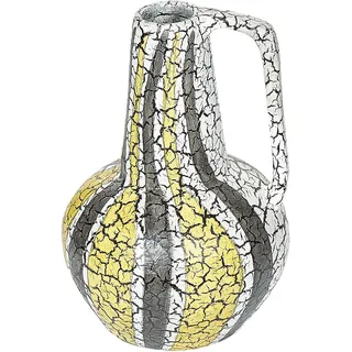 Beliani Dekovase Malakka Keramik 34 cm bunt