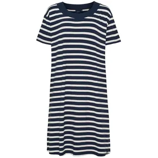 Sea Ranch Viktoria Kurzarmkleid - Dark Navy / Pearl - L
