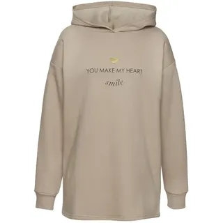 LASCANA Hoodie mit Print beige 36/38