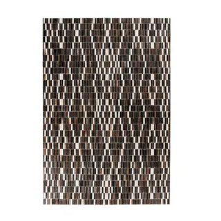 Padiro Lavin 125 Kurzflorteppich 200 x 280 cm Schwarz/Weiß