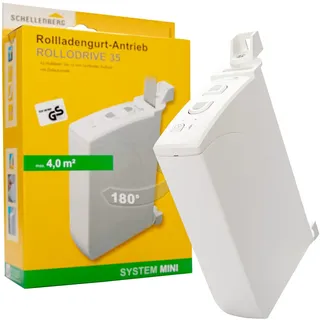 Schellenberg elektrischer Gurtwickler Mini RolloDrive 35, für 20 kg/4,0 m2