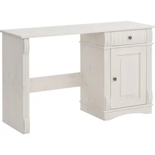 OTTO home Schreibtisch Teresa Kiefer massiv / Weiß