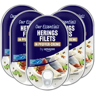 by Amazon MSC Heringsfilets in Pfeffer-Crème, 200g (5er-Pack)