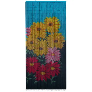 Conacord Türvorhang Flowers 90 cm x 200 cm Bambus
