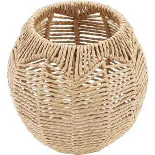 Yardwe Rattan Lampenschirm HäNgelampe, 15cm, ZufäLlige Farbe, Pendellampenschirme FüR Wohnzimmer Schlafzimmer Restaurant Dekoration