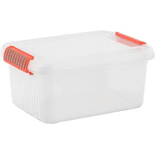 KIS Aufbewahrungsbox K-Latch S 29 x 18 cm 1-tlg. orange/transparent