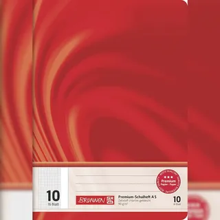 Brunnen Heft A5 Vivendi 16 Blatt 5 mm kariert mit Rand)