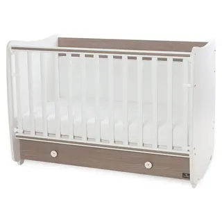 Lorelli Babybett Dream 60 x 120 cm umbaubar Schreibtisch Kinderbett Schaukelbett - Braun