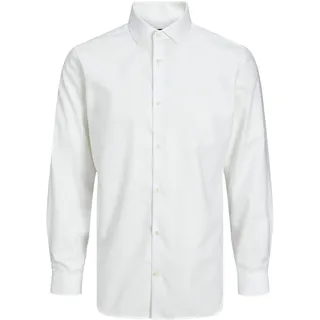 JACK & JONES Blaparker Langarmhemd White / Fit Slim Fit XL