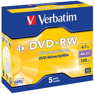 Verbatim DVD+RW Matt Silver