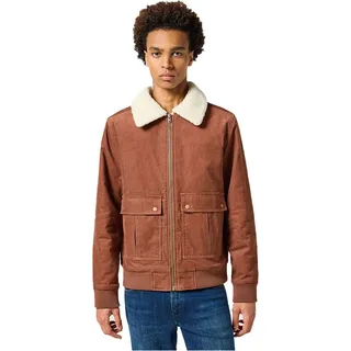 Wrangler Corduroy Aviator Jacke Braun S Mann Braun S - Braun