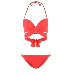 s.Oliver Damen Lmh-209 Bikini-Set, Rot, 40 / B EU