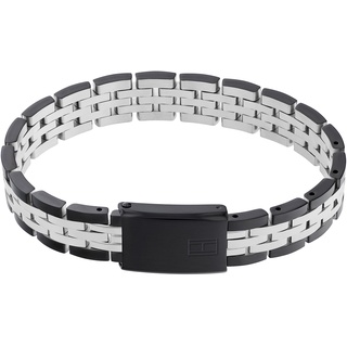 Tommy Hilfiger Jewelry Armband mit Knebelverschluss für Herren aus Edelstahl Schwarz - 2790503