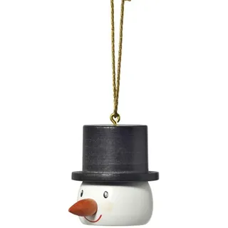 Baumbehang Schneemannkopf bunt BxTxH= 3x4,5x4cm NEU Christbaum christbaum