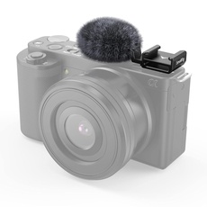 Bild Cold Shoe Adapter with Furry Windscreen for Sony ZV-E10