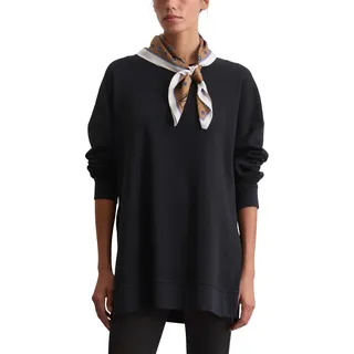 Marc OߴPolo Damen Sweatshirt aus Bio-Baumwolle Loose Fit, Blau (Deep Night Blue), S