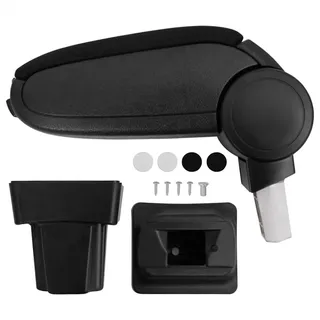 vidaXL Armlehne für Auto, Schwarz, 11,5 x 32 x (30-50) cm, ABS