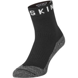 SealSkinz Wasserfeste Socken Sommer knöchellang schwarz-grau Gr.S