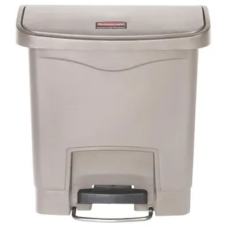 Rubbermaid Slim Jim Kunststoff Pedal vorne 15 l beige