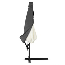 DEUBA® Schutzhülle Sonnenschirm für 3,5m Schirme Schirm Abdeckhaube Abdeckung Hülle Plane Ampelschirm Anthrazit