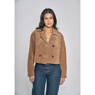 Freaky Nation Lederjacke "Lederjacke-FN", braun