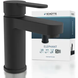 Schütte Elephant Einhandmischer Schwarz matt
