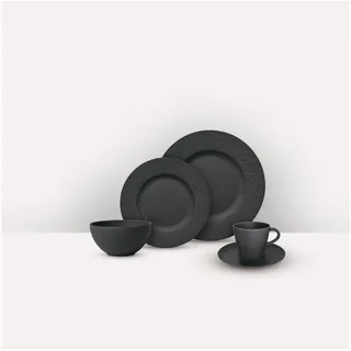 Villeroy & Boch Manufacture Rock Kombiservice 20-tlg. schwarz