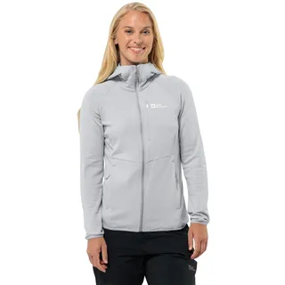 Jack Wolfskin Damen Kolbenberg Hooded Fz W, Cool Grey, XXL EU