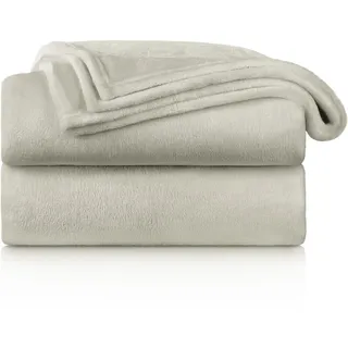 Blumtal Kuscheldecke Anton 270/230 cm, Beige , Textil , Rechteckig , 270x230 cm , Heimtextilien, Wohntextilien, Decken, Kuscheldecken
