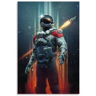Poster "Journey Into The Starfield", Raumdekoration, kosmischer Sternenhimmel, Wandkunst, Poster für Wanddekoration, 60 x 90 cm