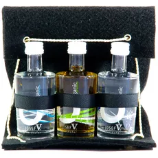O-Serie Gin - Vodka und Rum als Geschenk in der Filztasche - Geschenkidee für Gin - Vodka oder Rum Liebhaber und Genießer