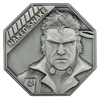 Metal Gear Solid Delta Sammelmünze Naked Snake Limited Edition - Grau