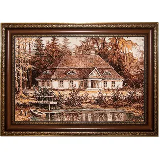 morgenland Wandteppich »Bild-Teppich Figurativ 82 x 62 cm«, rechteckig, 6 mm Höhe, besonders weich durch Microfaser, bunt