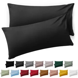 Blumtal Kissenbezug Ellen 40 x 60 cm Anthrazit