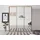 Schwebetürenschrank OTELI 211 x 214 x 68 cm Braun/Beige