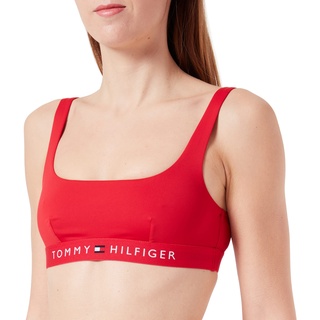 Tommy Hilfiger Damen Bikinitop Bralette Ungepolstert , Rot (Primary Red), XS