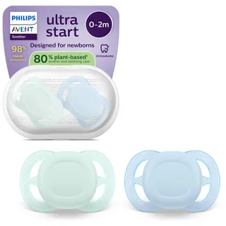 Philips Avent ultra start 2 pack 0-6 mdr. grøn/blå