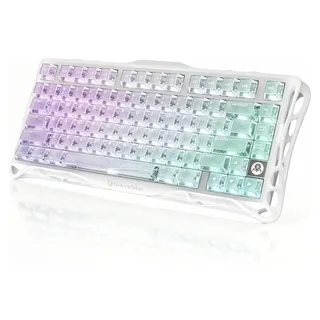 Gravastar Mercury K1 Lite Mechanische Gaming Tastatur, Crystal Aurora