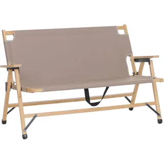 MCW Bambus Campingbank Q40 Klappbar Tragegriff Stoff/Textil 117cm Creme