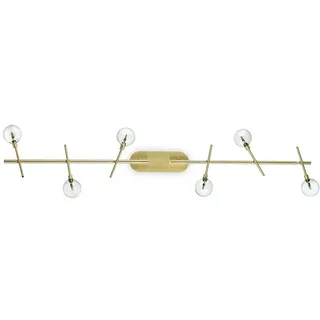 Ideal Lux Deckenleuchte Maracas 6-flg. Messing 200361 - Gold