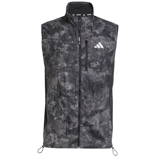 adidas Herren Own The Run Spray Dye Weste Grey Four / Black L