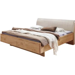 Wiemann Holzbett »Cardiff, Bettgestell, Bettrahmen, teilmassiv, mit Polsterkopfteil« erle teilmassiv, B:160cm L:200cm, Betten, Holzbett, Fußteil aus Massivholz, verschiedene Größen