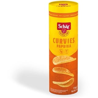 Schär Curvies Paprika Chips, 170 g