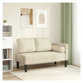 vidaXL Chaiselongue Loungesofa beige/weiß