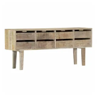 vidaXL Sideboard 140 x 30 x 60 cm braun/gelb