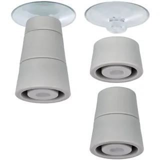 WENKO Füße für Herdabdeckplatten 4er Set - Ersatzfüße, Polyvinylchlorid, 4.4 x 5 x 4.4 cm, Transparent