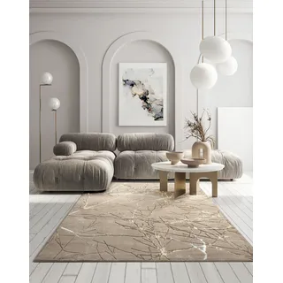 MERINOS Teppich »Creation 50055«, rechteckig, 8 mm Höhe, elegant, glänzend, Kurzflor, Indoor, pflegeleicht, robust