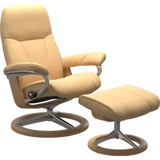 Stressless Fußhocker Consul 54 x 41 x 39 cm Gelb