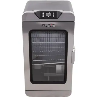 Char-Broil Digital Smoker 2.0, elektrischer Räucherofen mit doppelwandiger Isolierung, Temperaturregelung 37°C bis 135°C, Auto-Abschaltung, 4 Roste