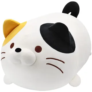 Plüschtier Katze Groß Stofftier Katze Kuscheltier Kissen Plüschtier Anime Stofftier Spielzeug für Kinder Erwachsene Kawaii Plüsch Kissen Kuscheltier Groß umarmungskissen Anime19,6 Zoll